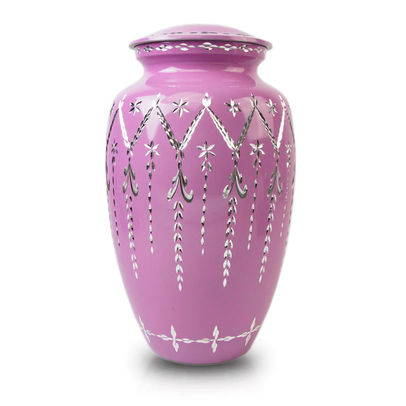 Garland Drop Urn - Purple