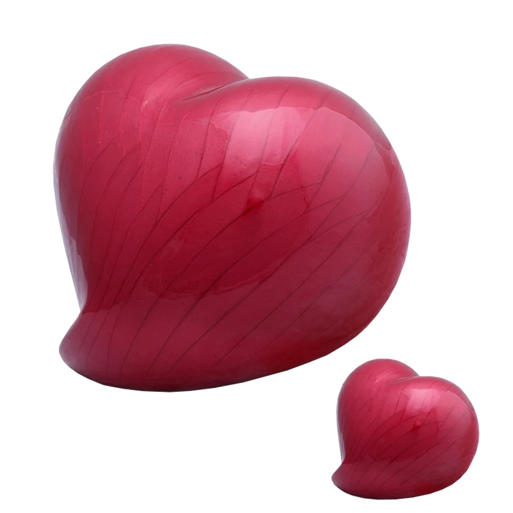Eternal Heart Urn - Red