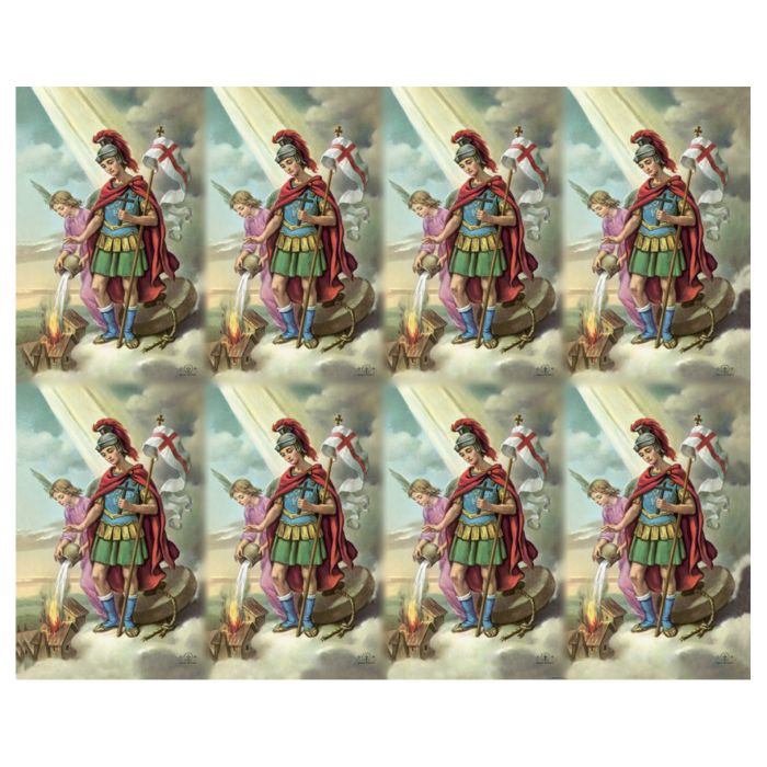 M-400-276 St. Florian 8UP Prayer Card M-400-276 St. Florian 8UP Prayer Card
