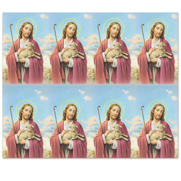 M-101-08 The Lost Lamb 8-up Prayer Cards M-101-08 The Lost Lamb 8-up Prayer Cards