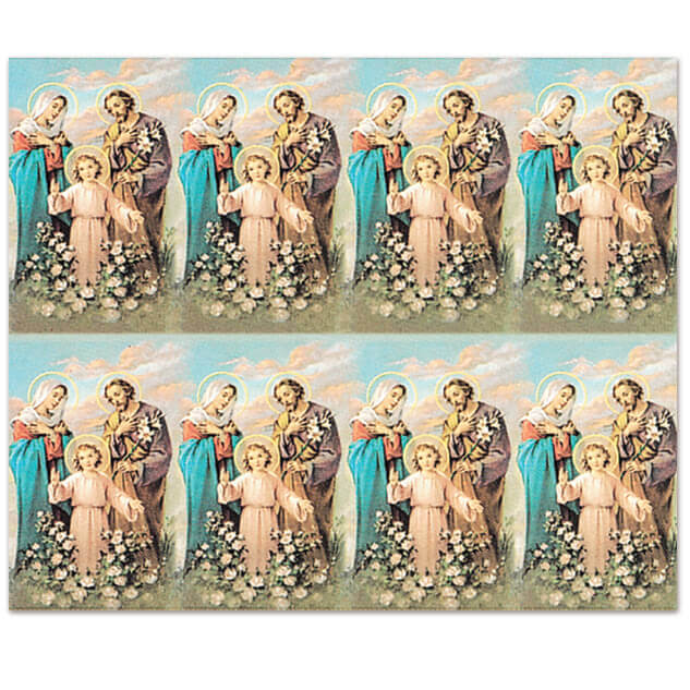 M-101-13 The Holy Family 8-up Prayer Cards M-101-13 The Holy Family 8-up Prayer Cards