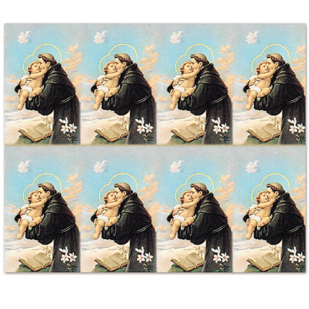 St. Anthony 8-up Prayer Cards St. Anthony 8-up Prayer Cards