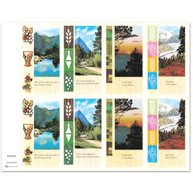 Natural 8-up Prayer Cards