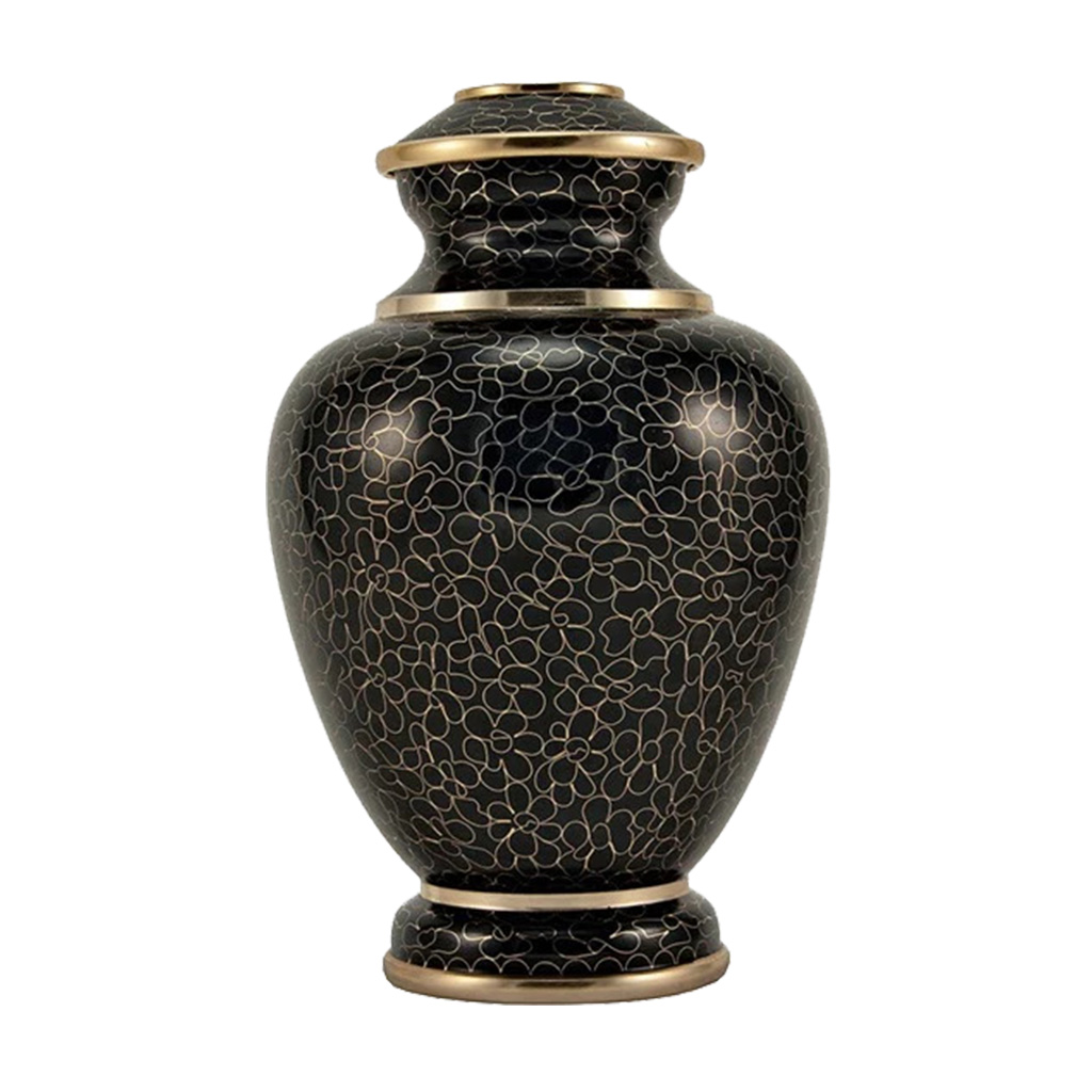 Onyx Cloisonne Urn