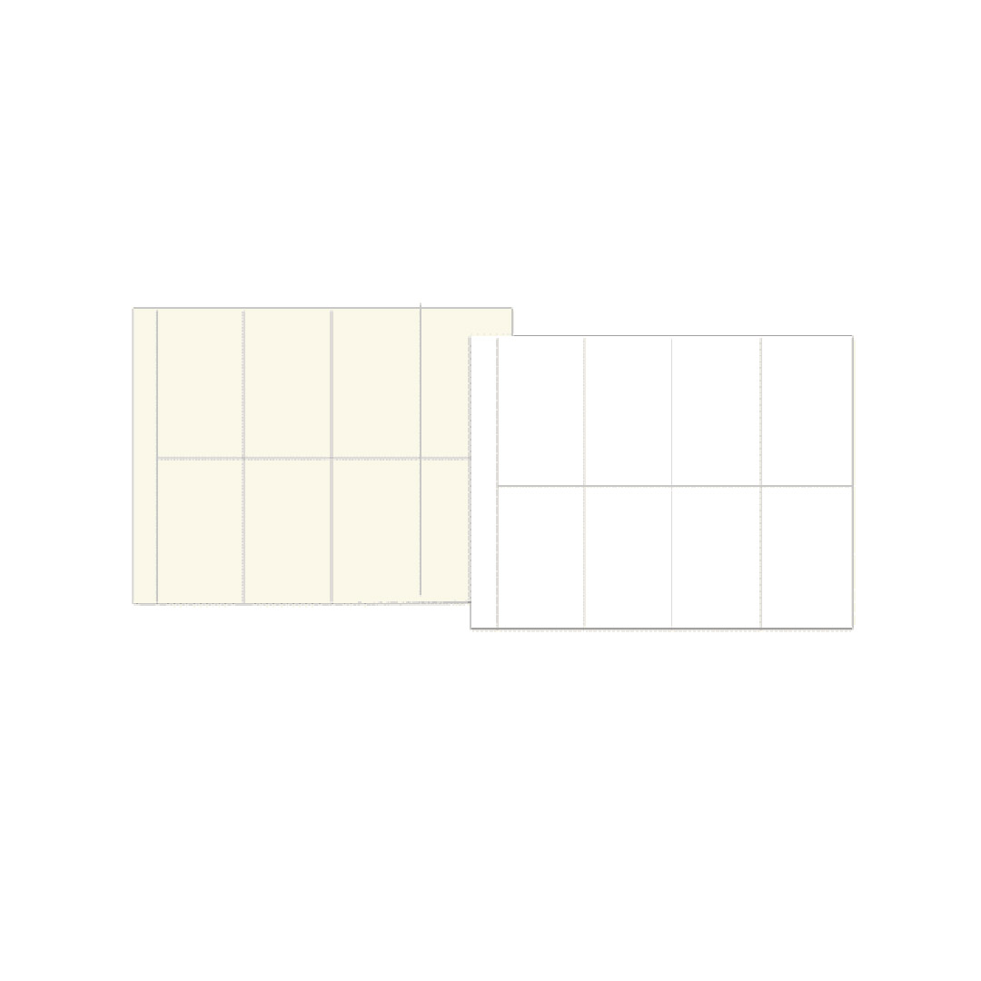 Blank 8-up Prayer Cards