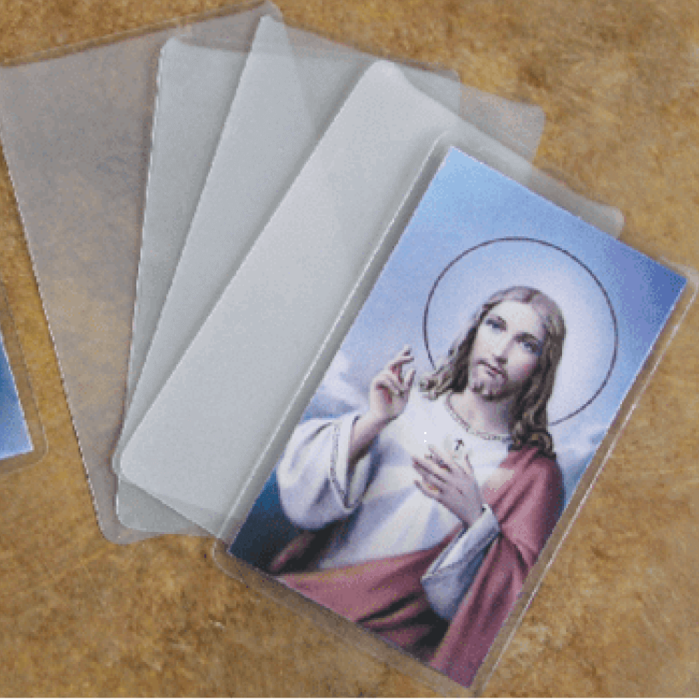 7 Mil Prayer Card Laminating Pouches