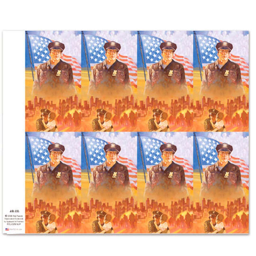 Police 8-up Prayer Cards