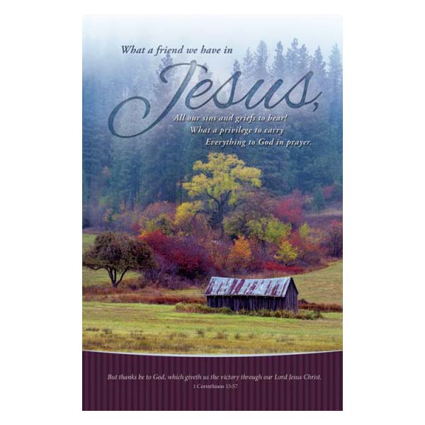 Funeral Bulletins - What a Friend Funeral Bulletins - What a Friend