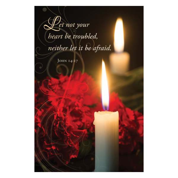 Funeral Bulletins - Let Not Your Heart Be Troubled